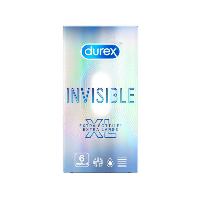 DUREX INVISIBLE XL 6PZ