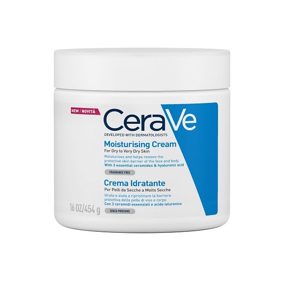 CeraVe Crema Corpo Idratante Pelle Molto Secca 454 g