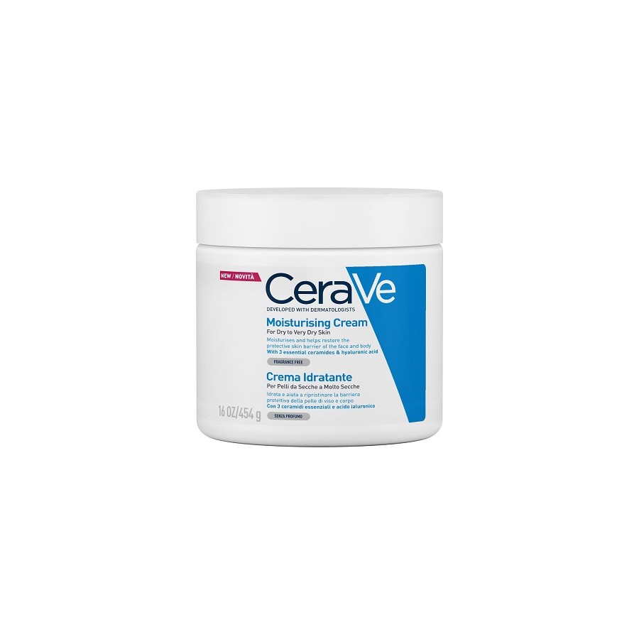 CeraVe Crema Corpo Idratante Pelle Molto Secca 454 g