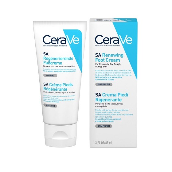 CeraVe Crema piedi rigenerante per piedi secchi e screpolati 88 ml