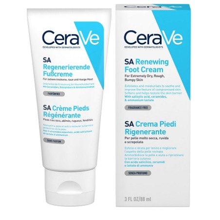 CeraVe Crema piedi rigenerante per piedi secchi e screpolati 88 ml